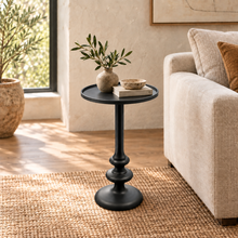 Load image into Gallery viewer, Noir side table
