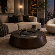 Load image into Gallery viewer, Collins bespoke luxury coffee table handcrafted in Britain for luxury interior design and contemporary London living
