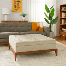 Load image into Gallery viewer, Colt bespoke luxury ottoman coffee table handcrafted in Britain for luxury interior design and sophisticated London living
