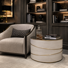 Load image into Gallery viewer, Ellipse bespoke luxury side table by Golz Bespoke
