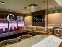 Load image into Gallery viewer, Bespoke luxury furniture executive box Emirates Stadium London

