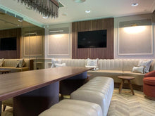 Load image into Gallery viewer, Bespoke luxury furniture executive box Emirates Stadium London
