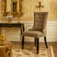 Load image into Gallery viewer, Evesham Dining Chair bespoke luxury furniture London made in Britain
