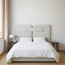 Load image into Gallery viewer, Gabriel bespoke headboard hand crafted luxury furniture made in Britain
