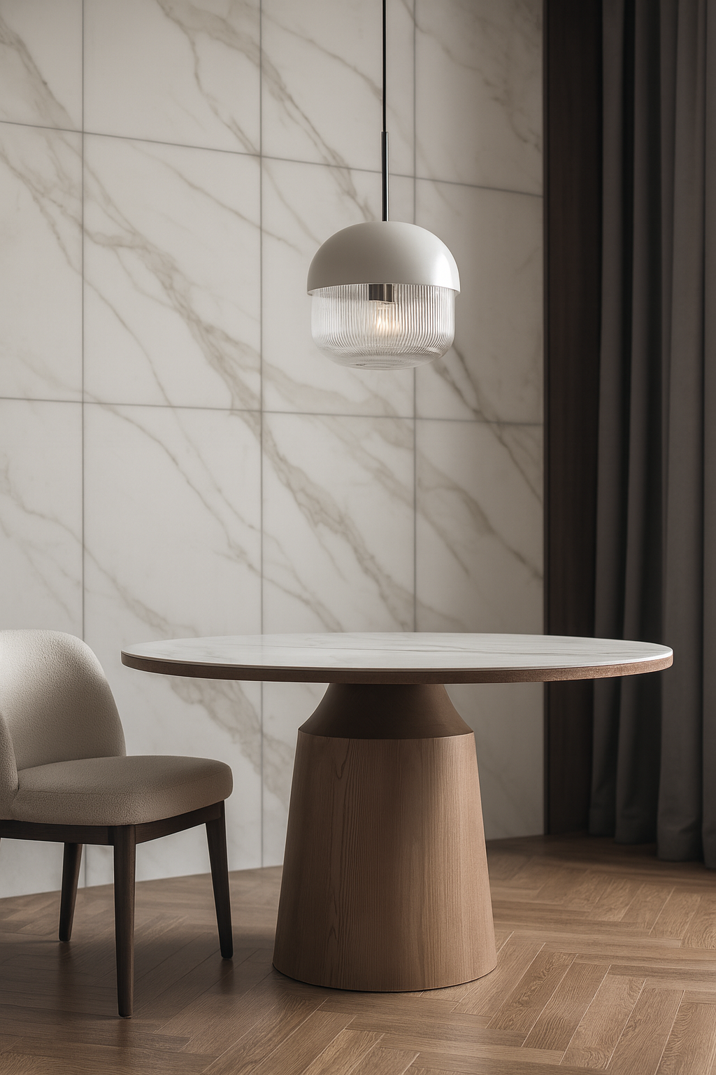 Greenbank bespoke luxury dining table handmade in Britain