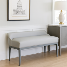 Load image into Gallery viewer, Contemporary handmade luxury dining bench for bespoke interiors
