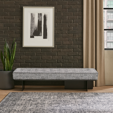 Load image into Gallery viewer, Handmade luxury upholstered bench for bespoke interiors

