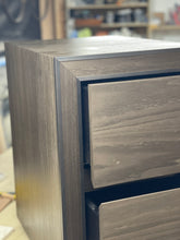 Load image into Gallery viewer, Knightsbridge luxury bespoke bedside table brass detail
