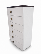 Load image into Gallery viewer, La Grange upholstered chest of drawers for interior designers
