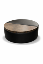 Load image into Gallery viewer, Laurel bespoke luxury coffee table handcrafted in Britain for luxury interior design, contemporary London living, and sophisticated luxury lifestyle interiors.
