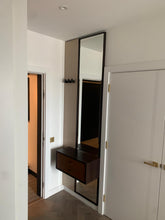 Load image into Gallery viewer, Model J luxury bespoke mirror made in Britain with storage and hooks

