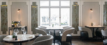 Load image into Gallery viewer, Bespoke luxury furniture Lanes of London Marriott Park Lane restaurant
