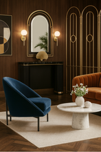 Load image into Gallery viewer, Mica Occasional Chair bespoke luxury furniture London made in Britain
