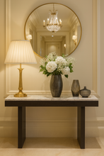 Load image into Gallery viewer, Minstral Bespoke Luxury Console Table handcrafted in Britain featuring elegant contemporary styling, premium craftsmanship and timeless design for luxury interior design projects and sophisticated London living.
