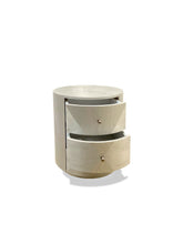 Load image into Gallery viewer, Monaco luxury bespoke bedside table rounded design
