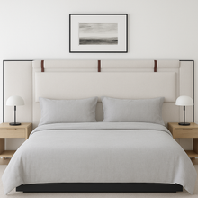 Load image into Gallery viewer, Oceana bespoke headboard hand crafted luxury furniture made in Britain
