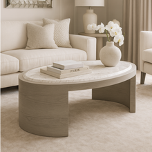 Load image into Gallery viewer, Orleans bespoke luxury coffee table handcrafted in Britain for luxury interior design, contemporary London living, and sophisticated luxury lifestyle interiors.

