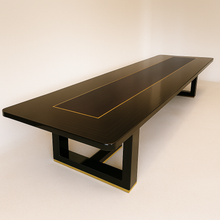 Load image into Gallery viewer, Raphael bespoke luxury dining table in modern London interior
