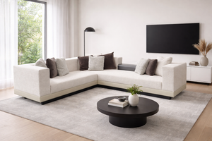 Luxury bespoke corner sofa for interior designers in Manchester