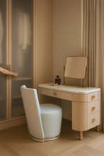 Load image into Gallery viewer, Rousso Occasional Chair bespoke luxury furniture London made in Britain
