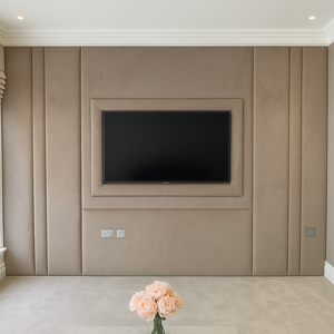 Bespoke luxury TV unit and media wall for interior designers