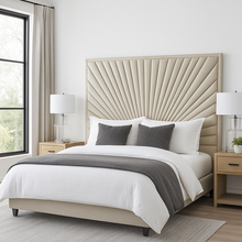 Load image into Gallery viewer, Sogere bespoke headboard hand crafted luxury furniture made in Britain
