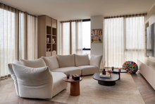 Load image into Gallery viewer, Made in Britain bespoke seating riverside London apartment interior
