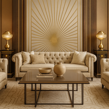 Load image into Gallery viewer, Trio bespoke luxury coffee table handcrafted in Britain for luxury interior design, contemporary London living, and sophisticated luxury lifestyle interiors.
