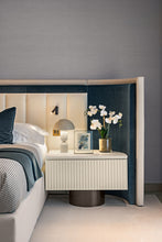 Load image into Gallery viewer, Modern luxury bed made in Britain for interior designers
