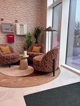 Load image into Gallery viewer, Luxury marketing suite in Hendon featuring bespoke seating and custom-made furniture
