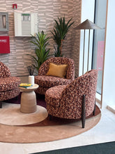 Load image into Gallery viewer, Luxury marketing suite in Hendon featuring bespoke seating and custom-made furniture
