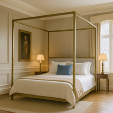 Load image into Gallery viewer, Windermere luxury bespoke four poster bed made in Britain
