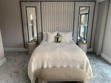 Load image into Gallery viewer, Winterham bespoke headboard hand crafted luxury furniture made in Britain
