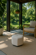 Load image into Gallery viewer, Hand crafted British luxury furniture pouf
