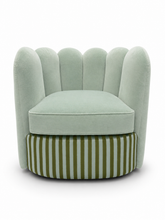 Load image into Gallery viewer, Luxury bespoke armchair hand made in Britain for interior designers

