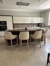Load image into Gallery viewer, Chambers Bar Stool bespoke luxury furniture London made in Britain
