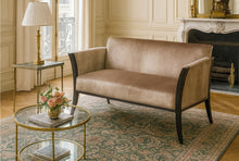 Load image into Gallery viewer, Front view of luxury Chelsea Sofa – bespoke handcrafted sofa upholstery in fabric
