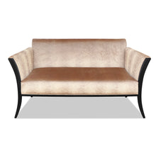Load image into Gallery viewer, Front view of luxury Chelsea Sofa – bespoke handcrafted sofa upholstery in fabric
