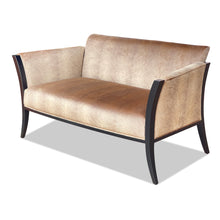 Load image into Gallery viewer, Front view of luxury Chelsea Sofa – bespoke handcrafted sofa upholstery in fabric
