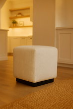 Load image into Gallery viewer, Luxury cube ottoman for bespoke interior design projects
