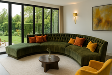 Load image into Gallery viewer, Cisco Sectional Sofa – luxury bespoke sectional sofa in a modern living room
