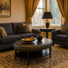 Load image into Gallery viewer, Galerie bespoke luxury coffee table handcrafted in Britain for luxury interior design and contemporary London living
