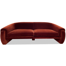 Load image into Gallery viewer, Luxury bespoke Greenway Sofa in fabric – 3-seat sofa for London home interior
