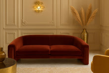 Load image into Gallery viewer, Luxury bespoke Greenway Sofa in fabric – 3-seat sofa for London home interior
