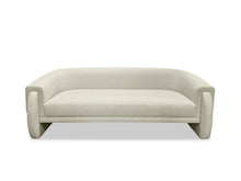 Load image into Gallery viewer, Greenway Sofa luxury bespoke London sofa in midnight green fabric
