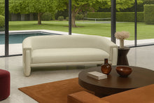 Load image into Gallery viewer, Greenway Sofa luxury bespoke London sofa in midnight green fabric
