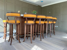 Load image into Gallery viewer, Langham Bar Stool DL New luxury bespoke furniture handcrafted in Britain
