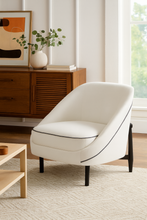Load image into Gallery viewer, Mica Deluxe Occasional Chair bespoke luxury furniture London made in Britain

