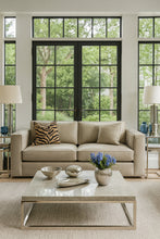 Load image into Gallery viewer, Oakland Sofa styled in elegant London living room – bespoke luxury furniture for interior designers

