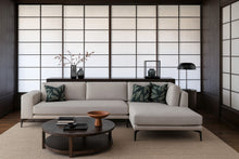 Load image into Gallery viewer, Bespoke Origami corner sofa handcrafted for high-end London interiors
